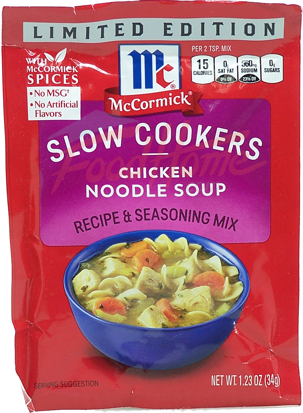 Mc Cormick Slow Cookers chicken noodle soup recipe & seasoning mix Full-Size Picture